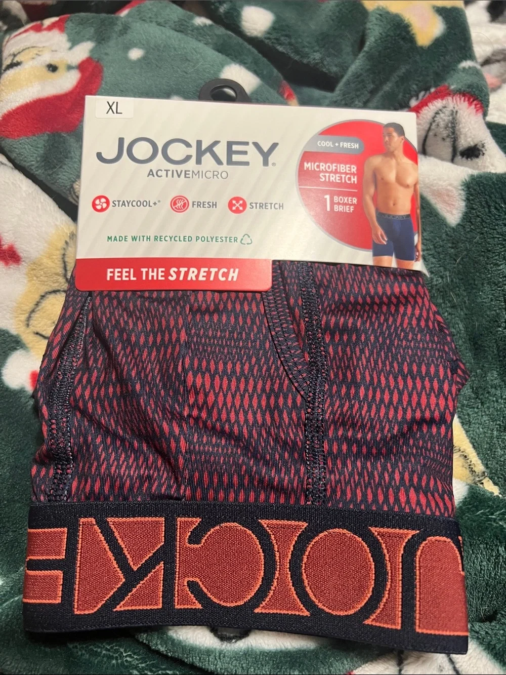 NWT JOCKEY active microfiber boxer briefs